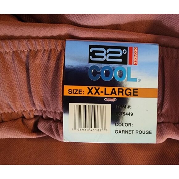 32 Degrees Cool Women's Garnet Rouge Lightweight Pockets Athletic Pants Size XXL - Picture 4 of 15